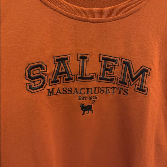 Salem Massachusetts Oversized Crewneck Sweatshirt 🐈‍⬛ - Picture 2 of 5